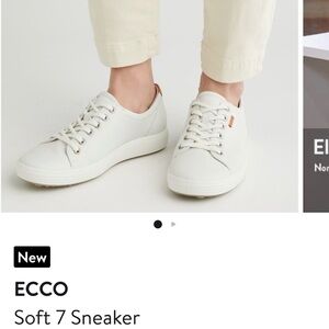 ECCO Soft 7 White Sneakers 8 39